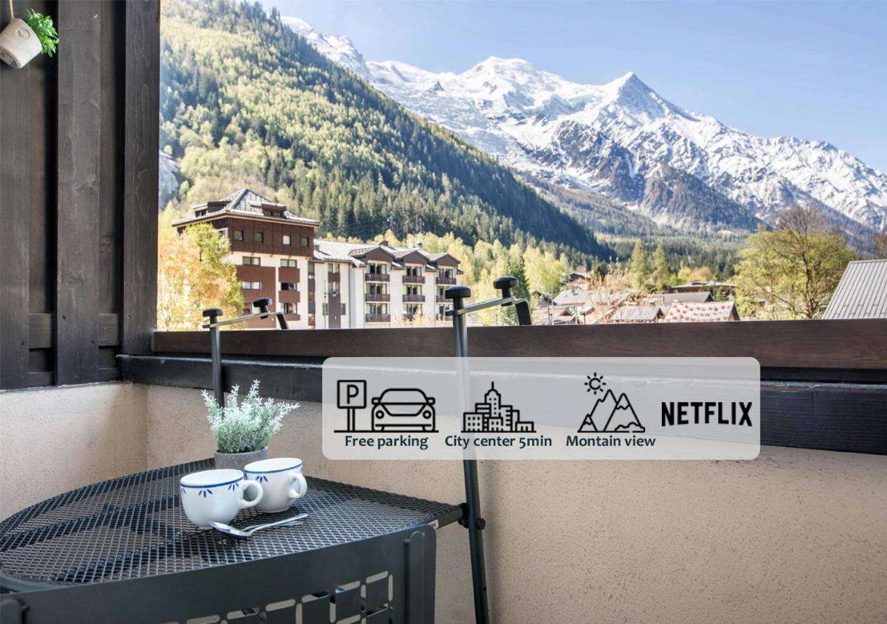 Apartmán Au Pied Du Mont-Blanc - Chamonix Exteriér fotografie